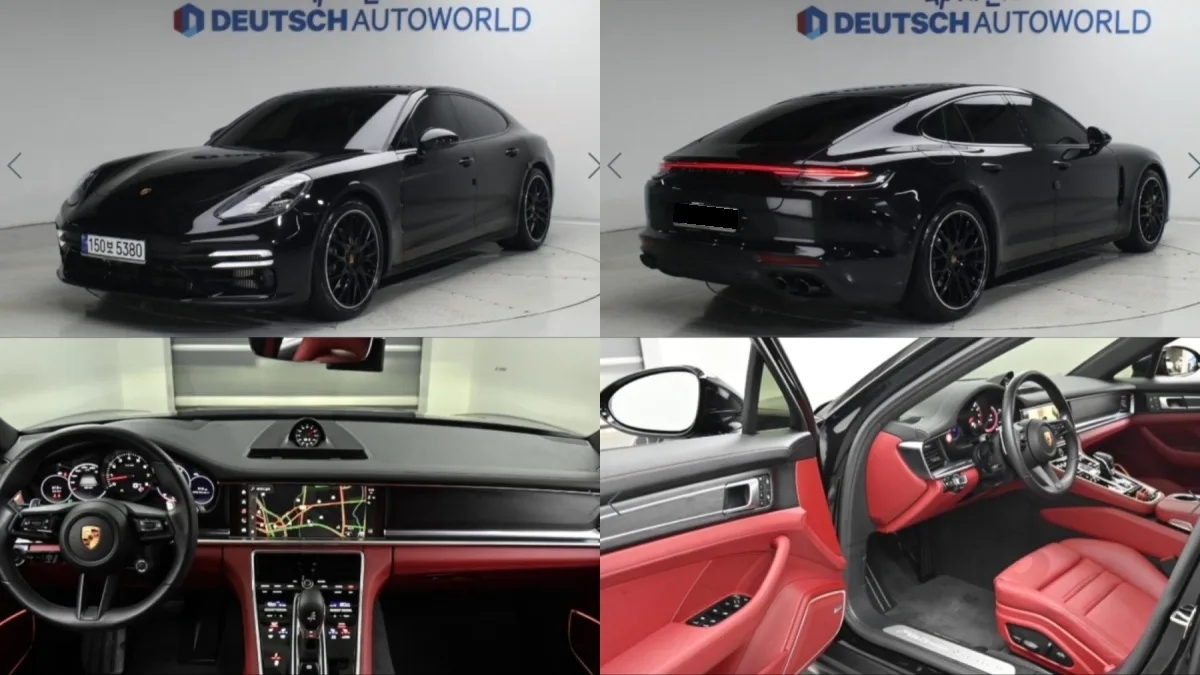 Porsche Panamera 2023 из Кореи — купить под ключ