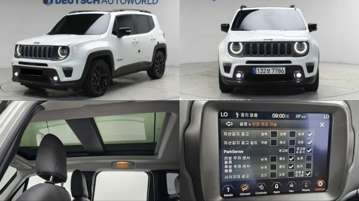 Jeep Renegade 2015 из Кореи — купить под ключ