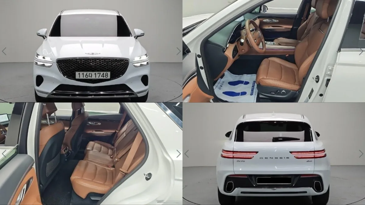 Genesis GV70 2022 из Кореи — купить под ключ