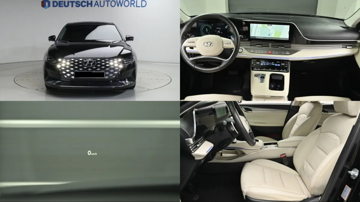Hyundai Grandeur 2022 из Кореи — купить под ключ