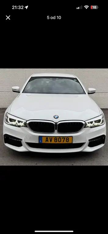 BMW 540 2018 из Европы — купить под ключ