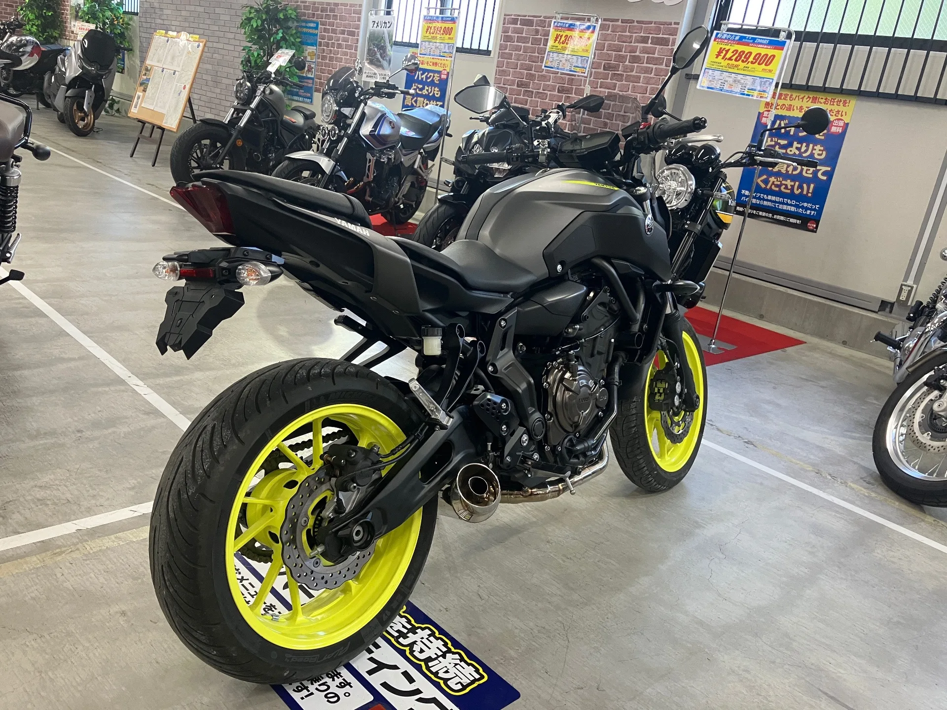 Yamaha MT-07 с аукциона AUCNET, кадр 3