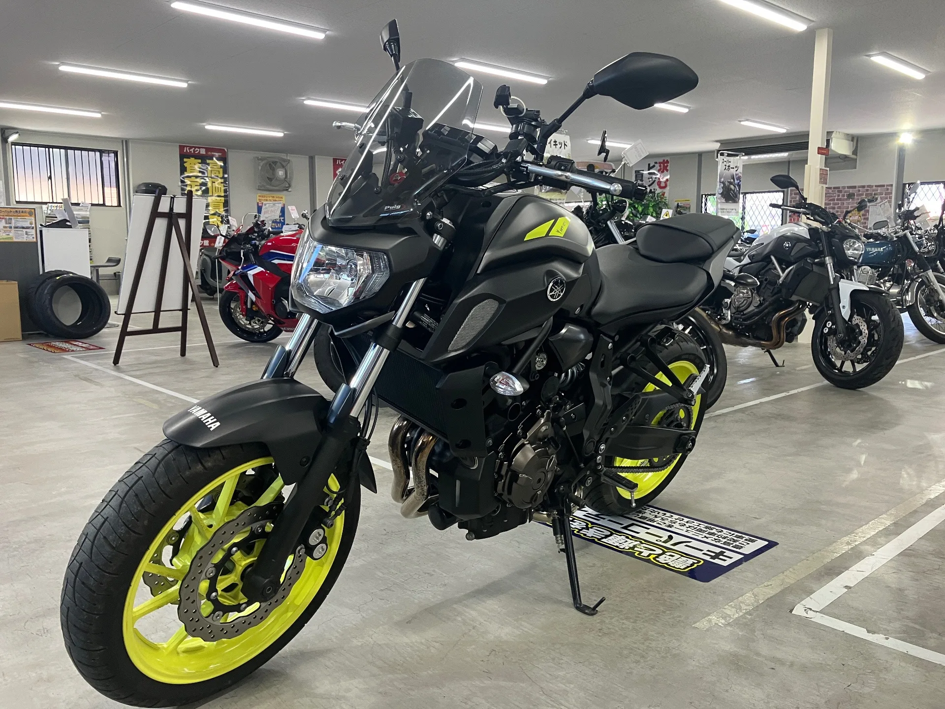 Yamaha MT-07 с аукциона AUCNET, кадр 4