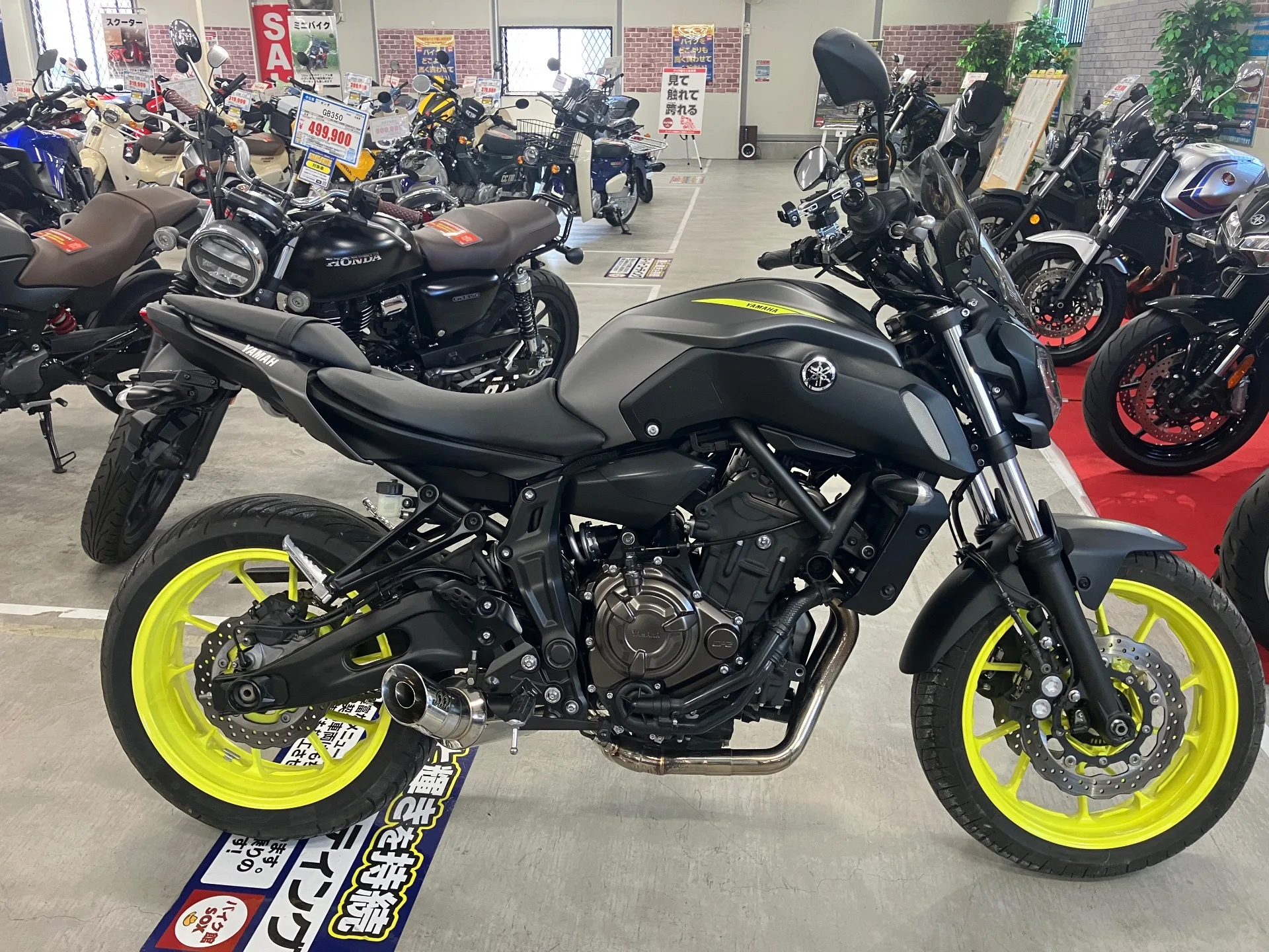 Yamaha MT-07 с аукциона AUCNET, кадр 5
