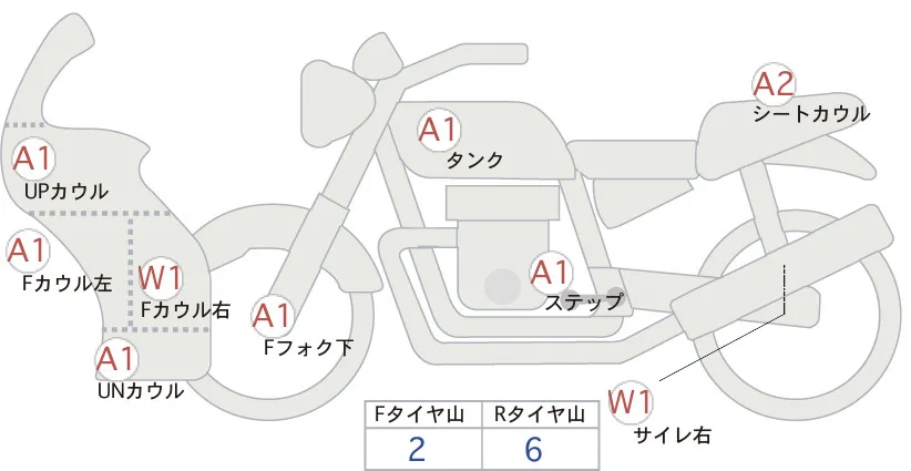 Honda CBR400R ABS с аукциона AUCNET, кадр 6