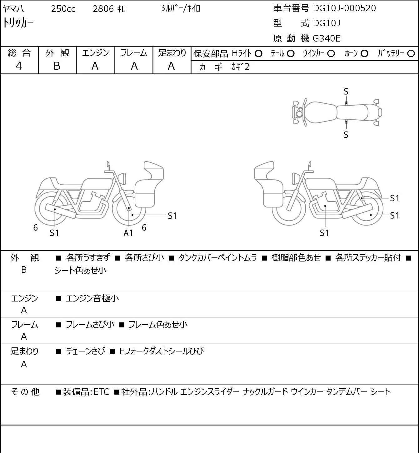 Yamaha TORITSU CAR с аукциона JBA, кадр 6