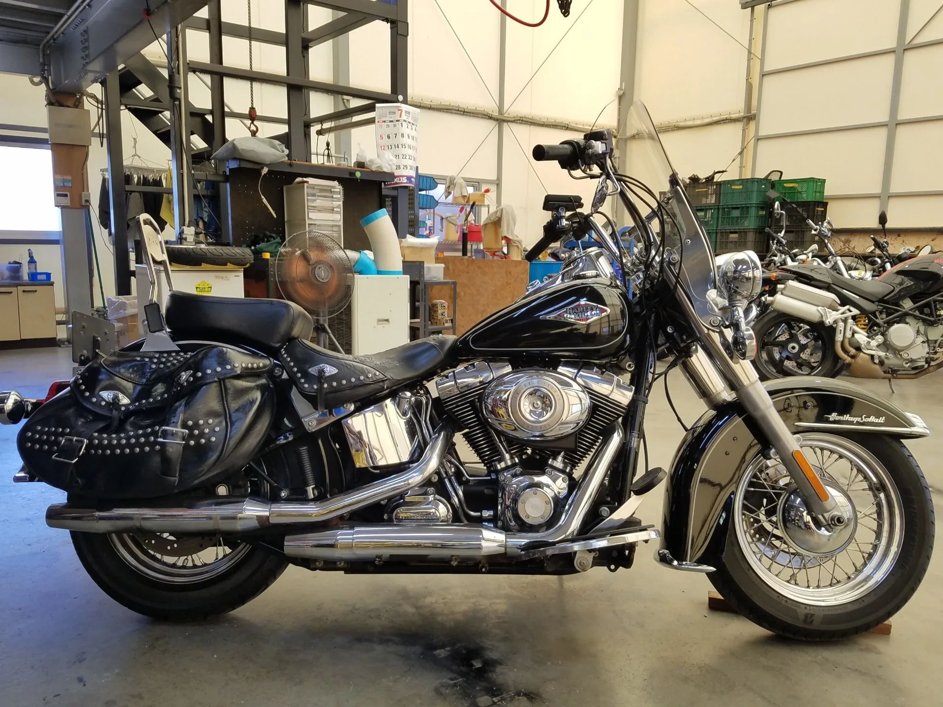 Harley-Davidson FLSTC 2013 года из Японии
