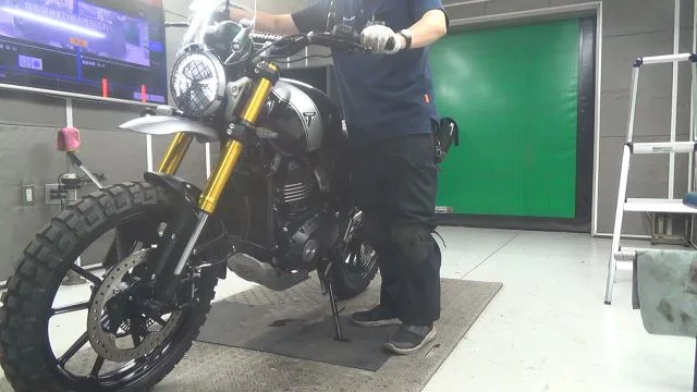 Triumph SCRAMBLER 400X с аукциона BDS, кадр 2