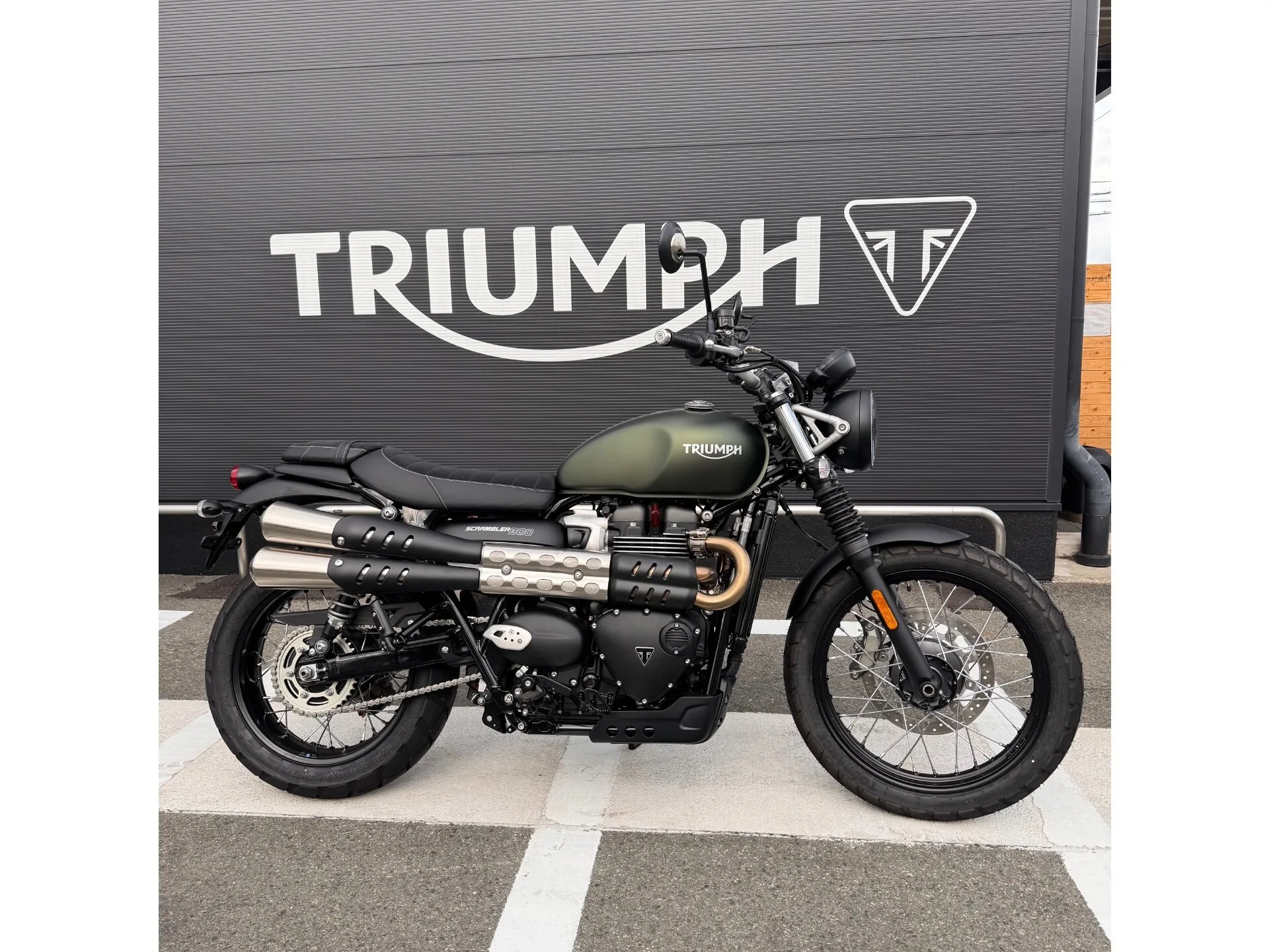 Triumph SCRAMBLER 2026 года с японского аукциона AUCNET