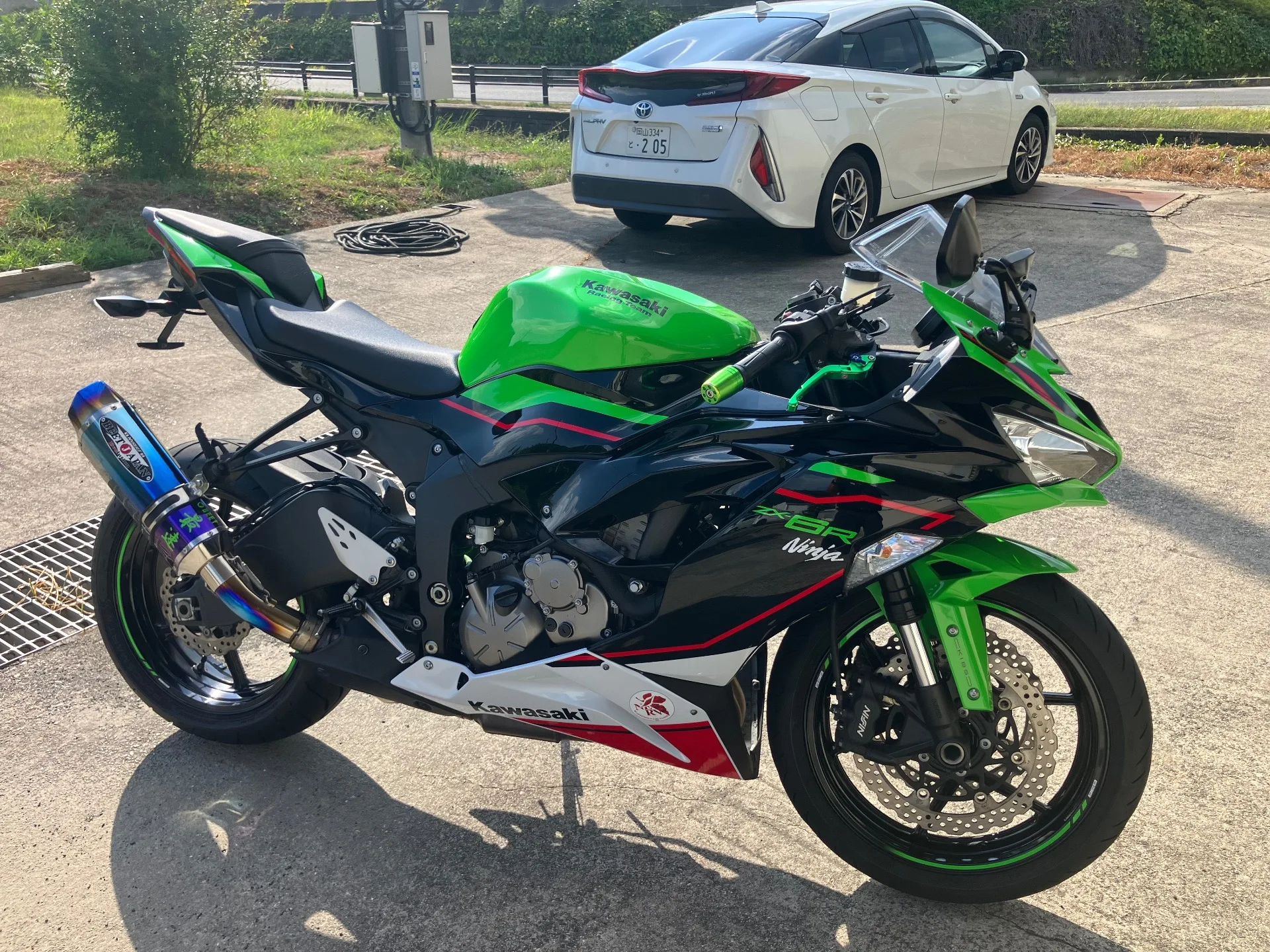 Kawasaki NINJA ZX-6R 2021 года с японского аукциона AUCNET
