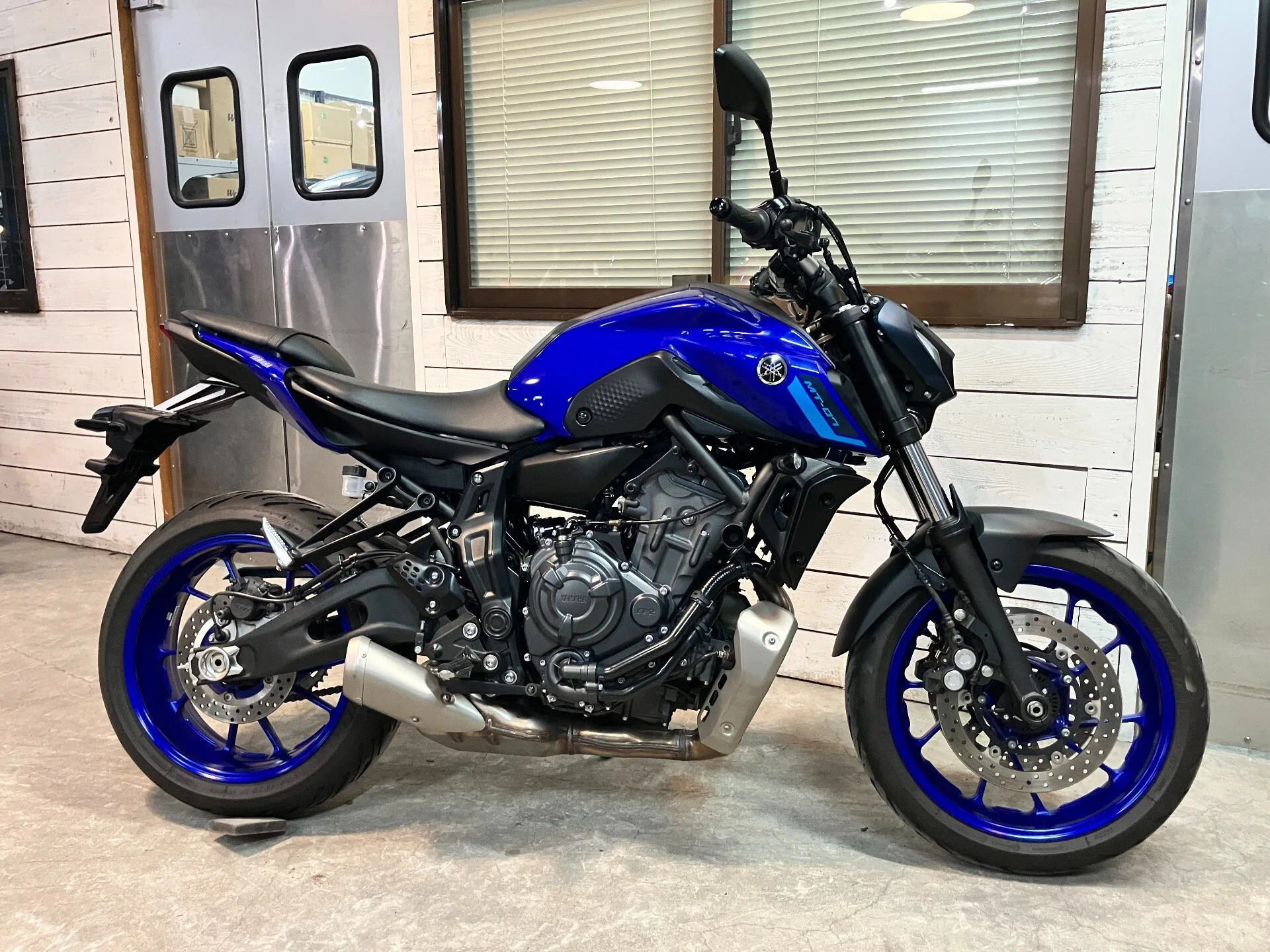 Yamaha MT-07 ABS 2024 года с японского аукциона AUCNET