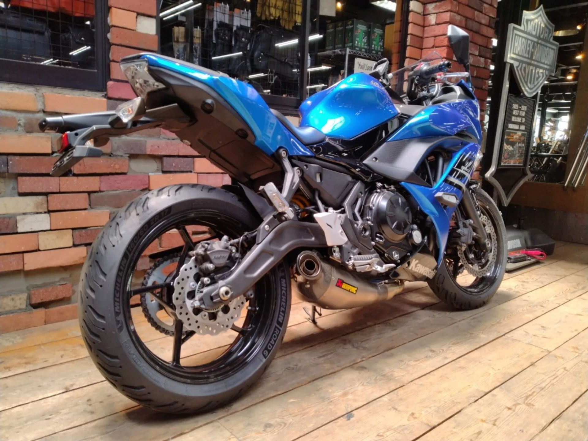 Kawasaki Ninja 650 ABS с аукциона AUCNET, кадр 4