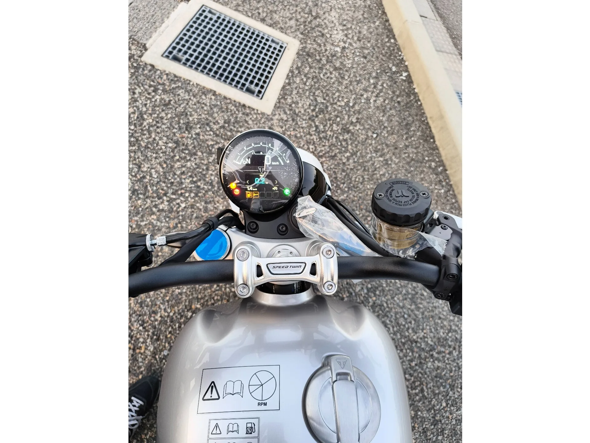Triumph SPEED TWIN 1200 с аукциона AUCNET, кадр 4