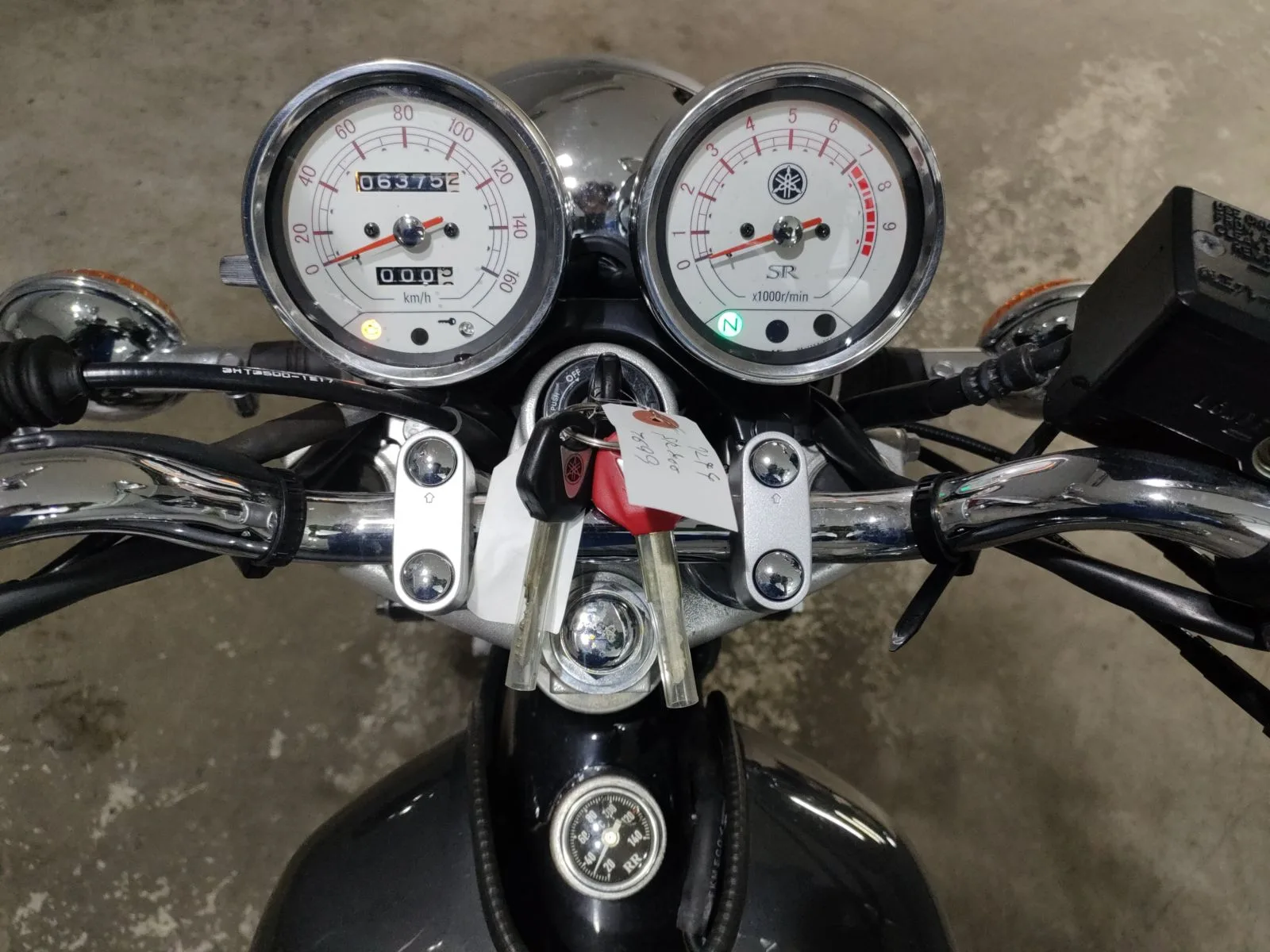 Yamaha SR400 с аукциона JBA, кадр 5