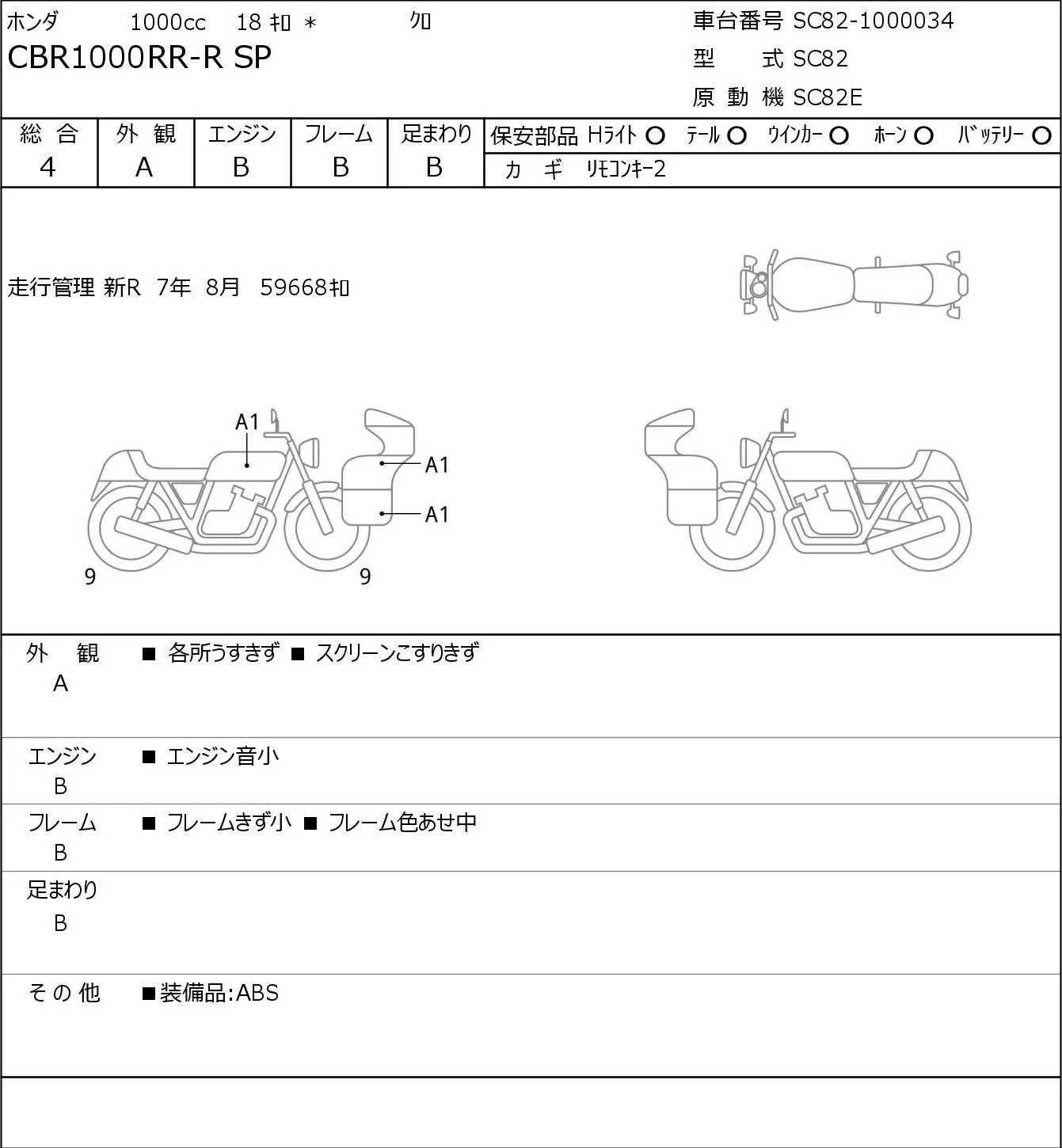 Honda CBR1000RR-R SP с аукциона JBA, кадр 6