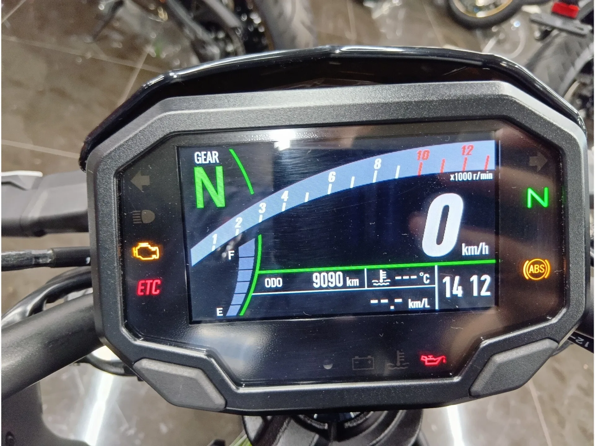 Kawasaki Z650 ABS с аукциона AUCNET, кадр 3