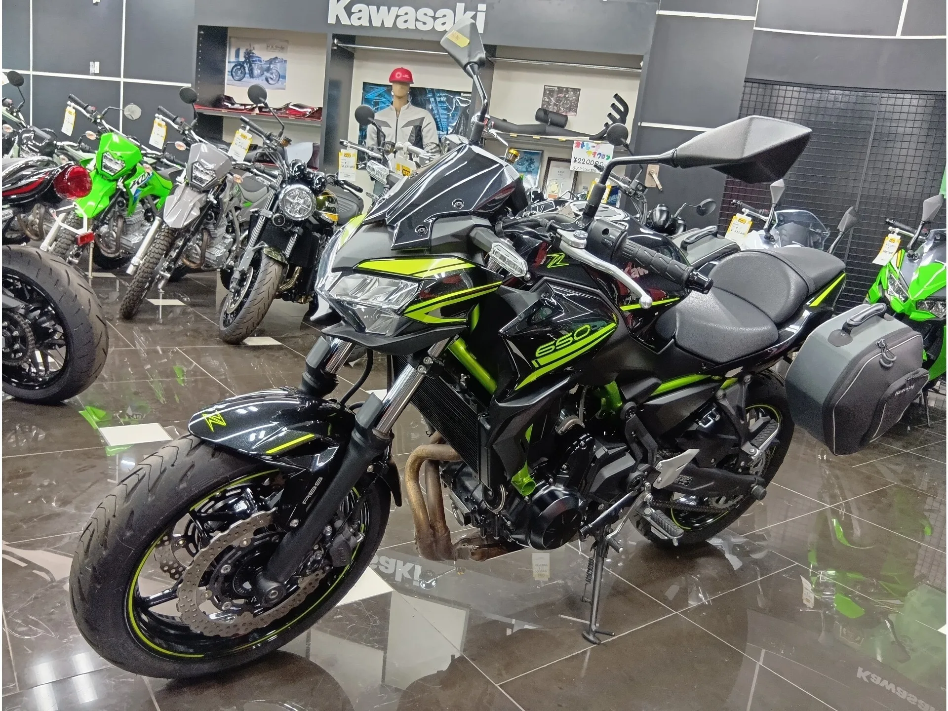 Kawasaki Z650 ABS с аукциона AUCNET, кадр 5