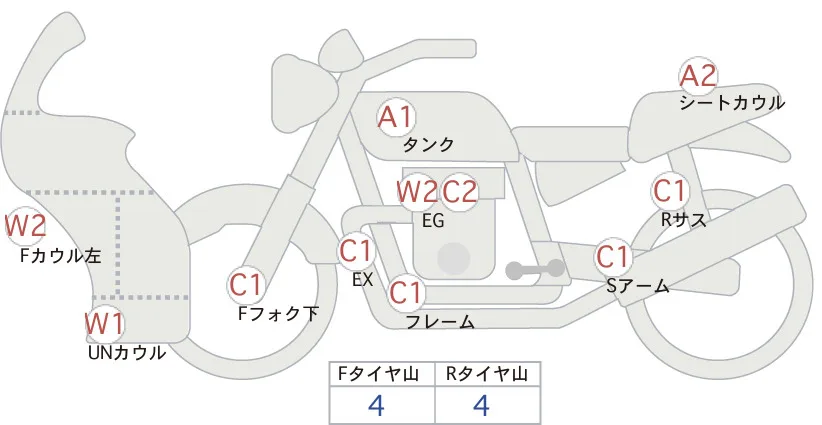 Honda CBR400R ABS с аукциона AUCNET, кадр 6
