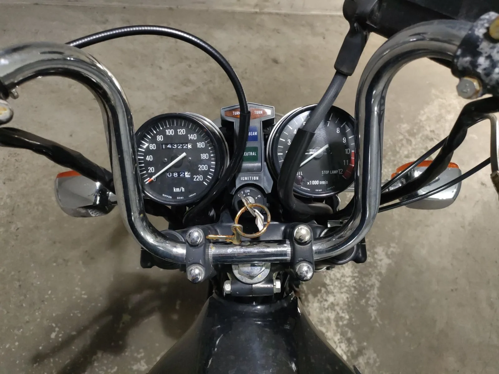 Kawasaki Z400J с аукциона JBA, кадр 5