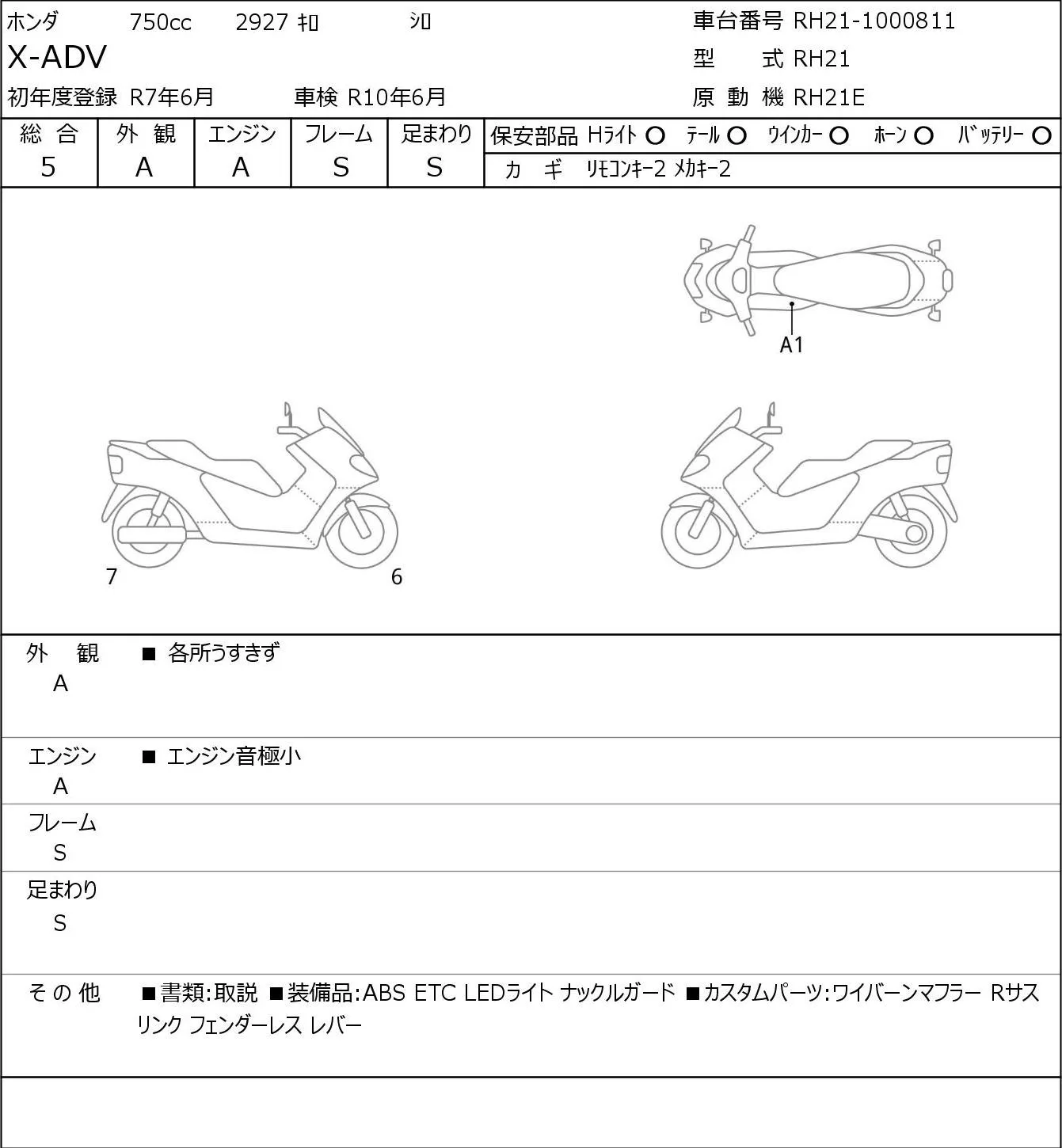 Honda X-ADV с аукциона JBA, кадр 6
