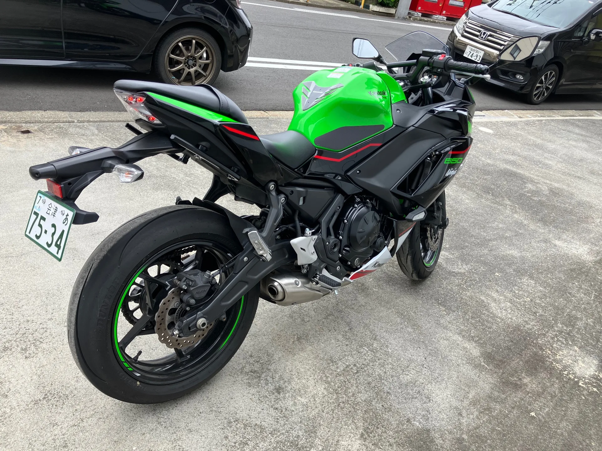 Kawasaki Ninja 650 с аукциона AUCNET, кадр 1