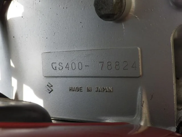 Suzuki GS400 TSUUKANSHO с аукциона BDS, кадр 1